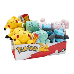 Assorted Sleeping Pokemon Plushies